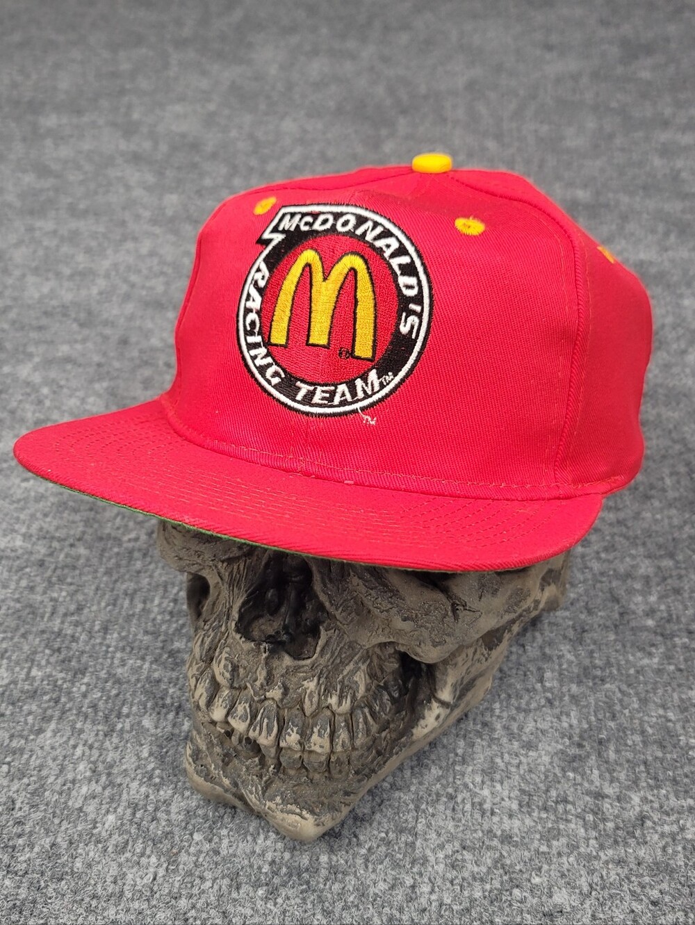 Checkered Flag Sports McDonald's Racing Team #27 Jimmy Spencer Snapback Hat Red